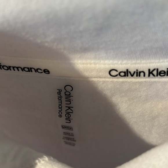 Calvin Klein white Performance hoodie NWT S - Picture 3 of 6